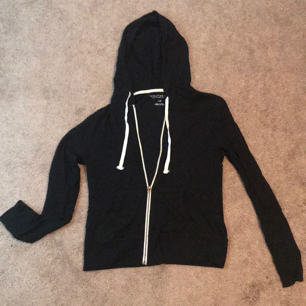 Black thin coat